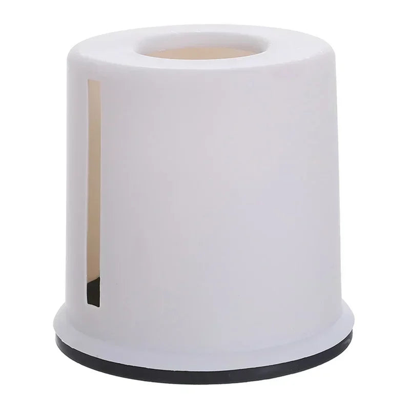 Round Cylinder Tissue Box – Plastic Roll Paper Holder Tissue Box Holder Axl Grey