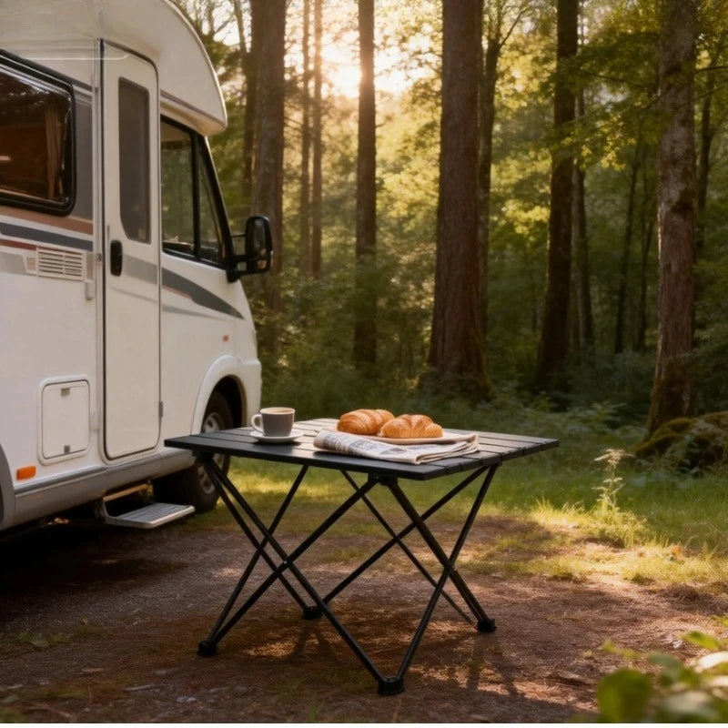 Aluminum Folding Camping Table – Lightweight Portable Outdoor Folding Camping Table Axl