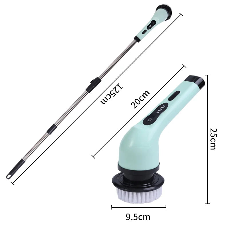 BALASHOV 9-in-1 Electric Spin Scrubber | Kitchen & Bathroom Electric Spin Scrubber Axl