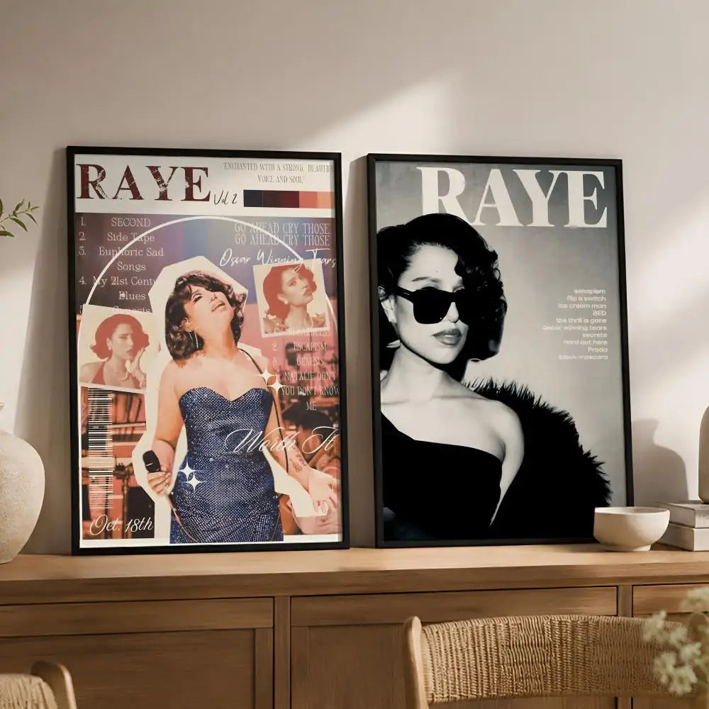 R-RAYE Singer Waterproof PVC Wall Poster – Peel & Stick HD Art Wall Art Poster Axl