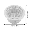 Pool Skimmer Basket – Debris Catcher & Filter Replacement Pool Skimmer Basket Axl White