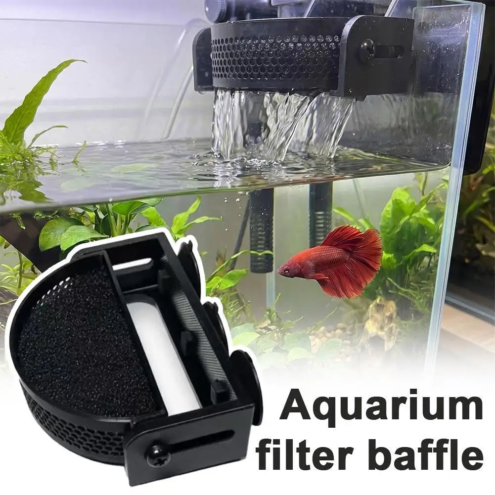 Aquarium Filter Baffle with Suction Cups | Betta Flow Reducer Aquarium Filter Baffle Axl