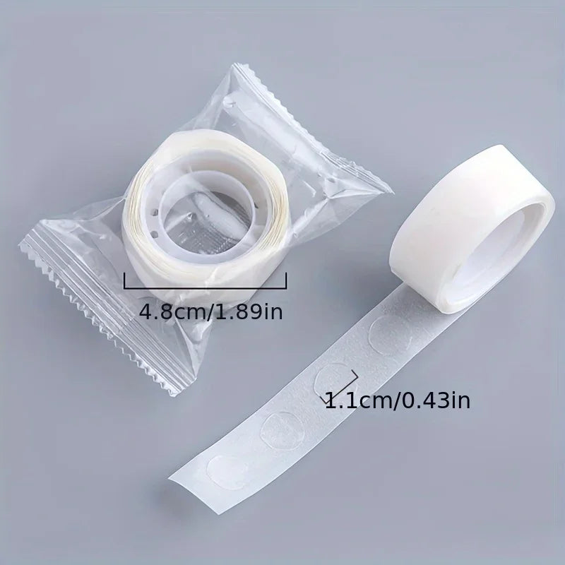 3-Roll Transparent Round Dot Double-Sided Tape | Craft & Scrapbook Craft Adhesive Tape Axl