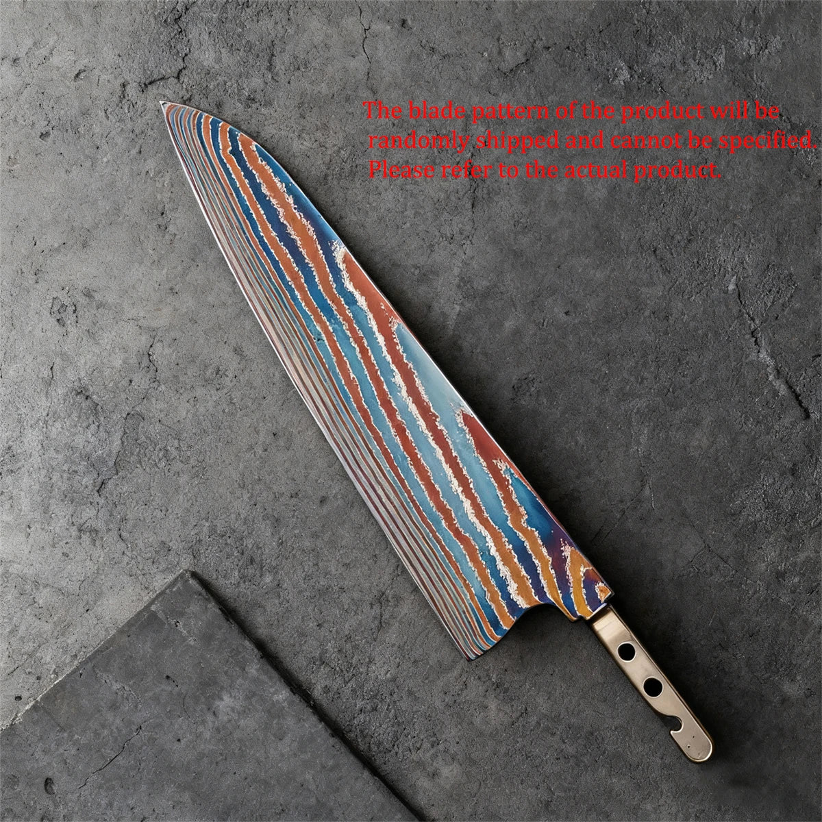 Hand Forged Damascus Timascus Blank Blade Chef Knife – No Handle Blank Blade Knife Axl Chef Knife