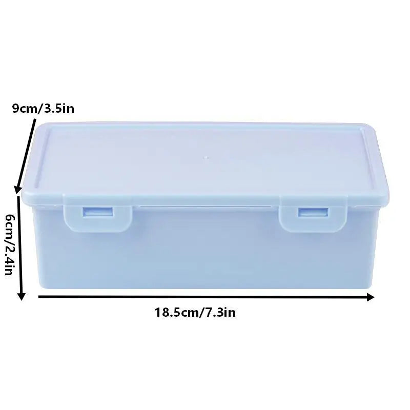 Colorful Plastic Pencil Box – Stackable Storage Organizer Pencil Storage Box Axl