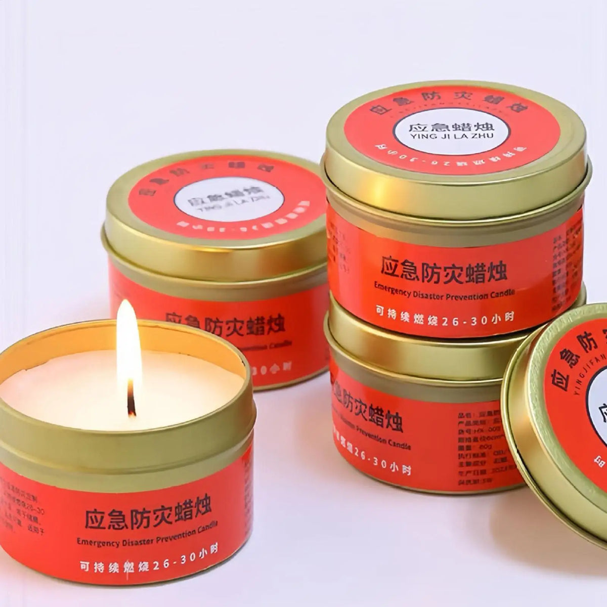 30-Hour Survival Candle – Windproof Odorless Emergency Light Survival Candle Axl