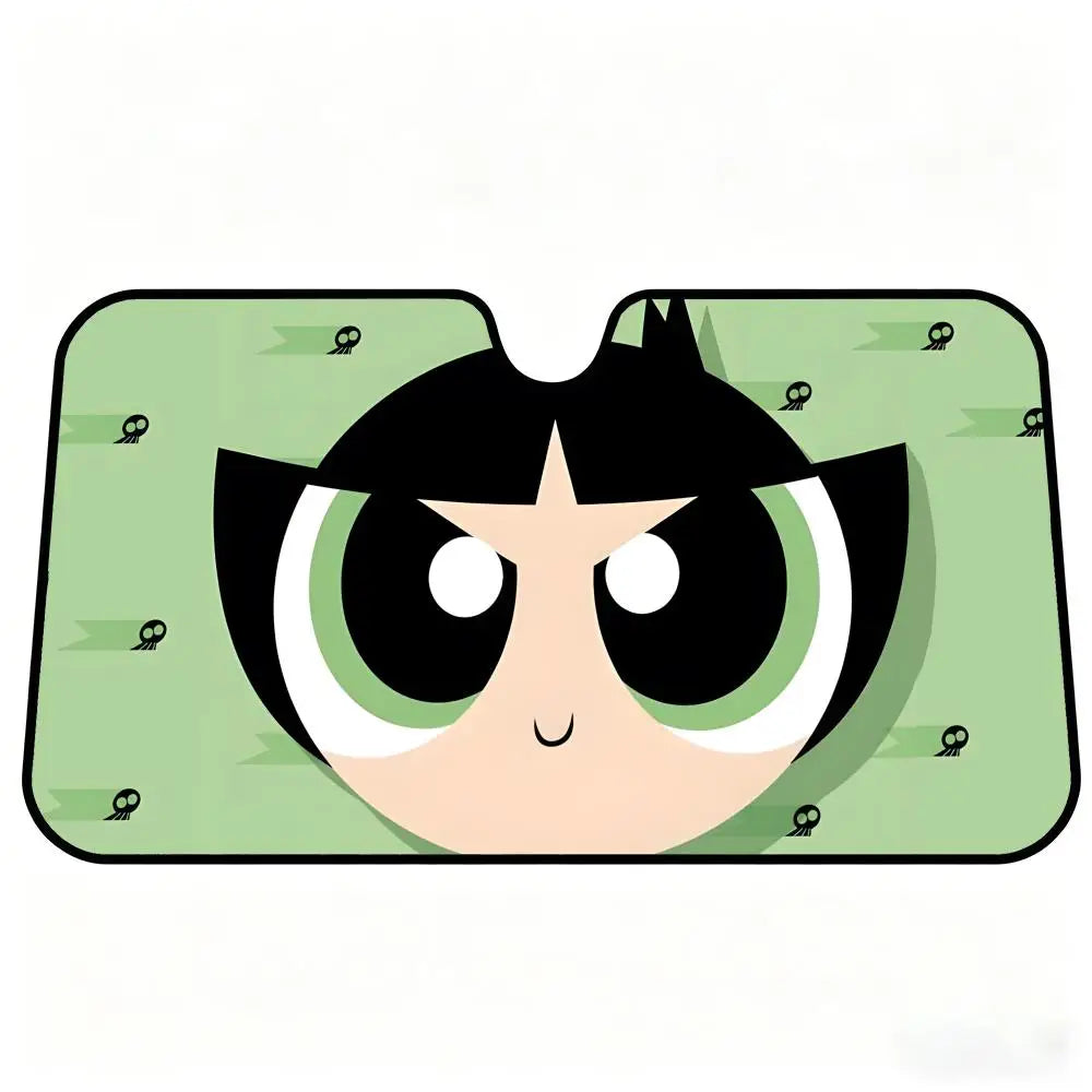 Powerpuff Girls Car Windshield Sunshade – Foldable Sun Visor Car Windshield Sunshade Axl 130X70CM 7