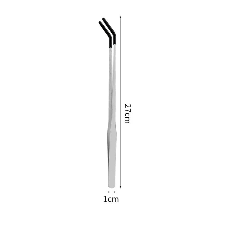 Reptile Feeding Tongs – Stainless Steel & Rubber Tip Pet Tweezers Reptile Feeding Tongs Axl A7