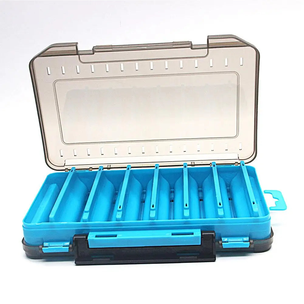 Double-Sided Fishing Tackle Box – Portable Bait Storage Case Fishing Tackle Box Axl