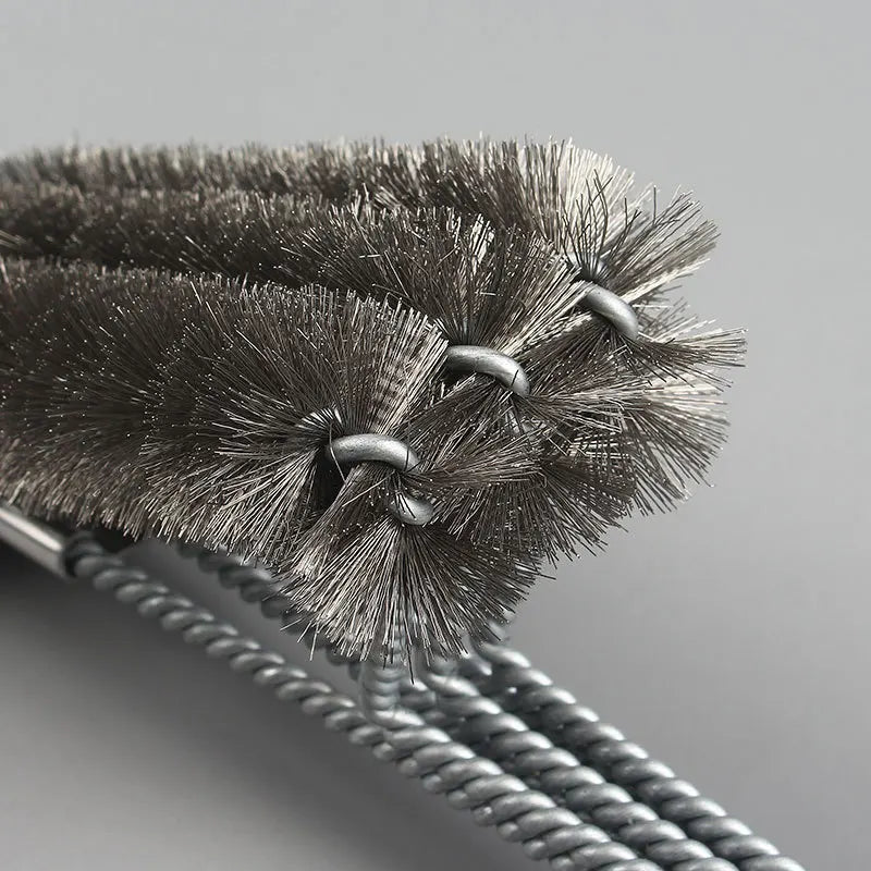 Steel Wire BBQ Grill Cleaning Brush – Heavy-Duty Scrubber BBQ Grill Brush Axl