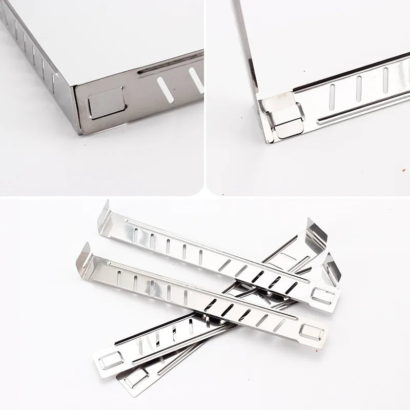 Foldable Stainless Steel Camping Stove Wind Screen Shield Camping Wind Screen Axl