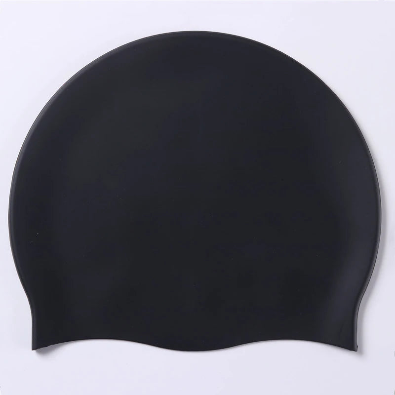 Silicone Swimming Cap – Waterproof Swim Hat for Men & Women Swim Cap Axl One Size black