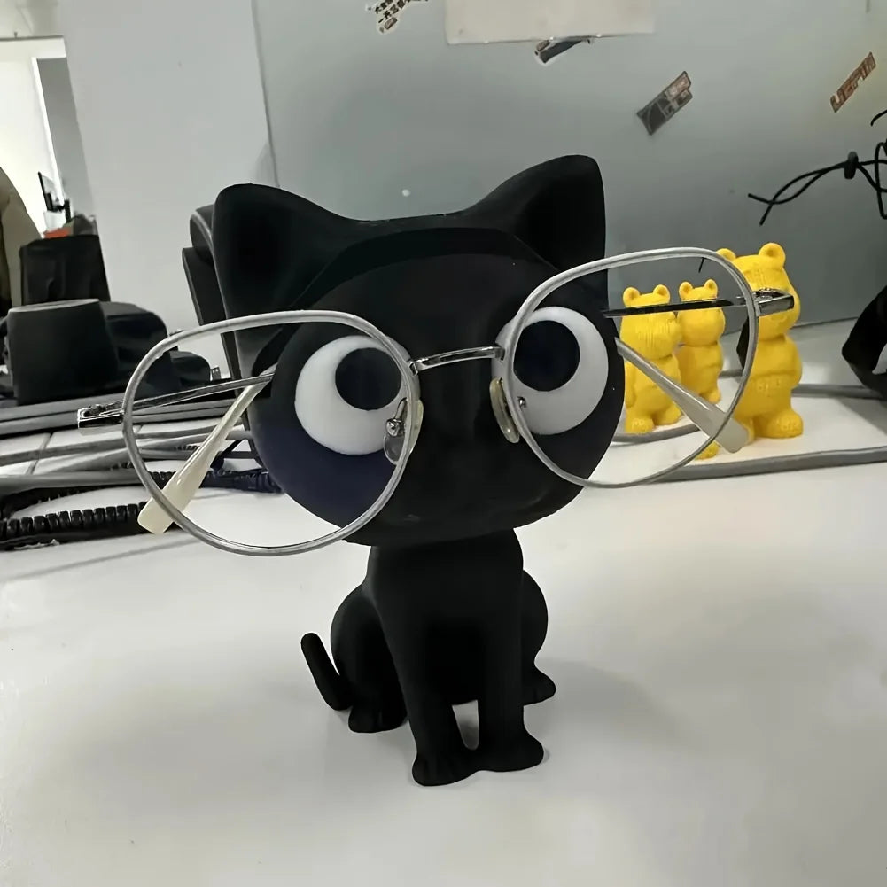 3D Printed Cat Glasses Holder – Desk Organizer & Home Decor Glasses Holder Axl
