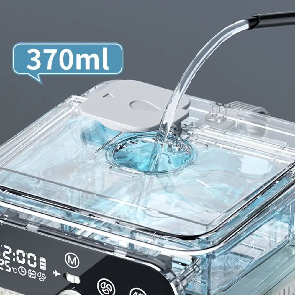 Desktop Humidifying Fan – Digital Clock, Temp Display & Lock Desktop Humidifying Fan Axl