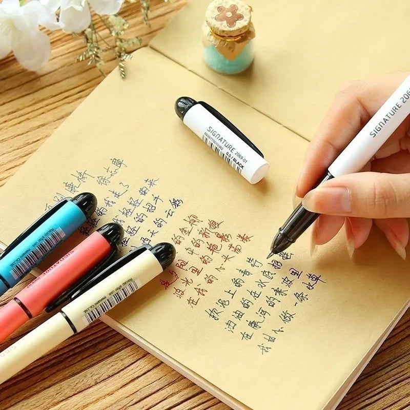5-Pack Kawaii Candy Color Gel Ink Pens – School & Office Gel Ink Pen Set Axl