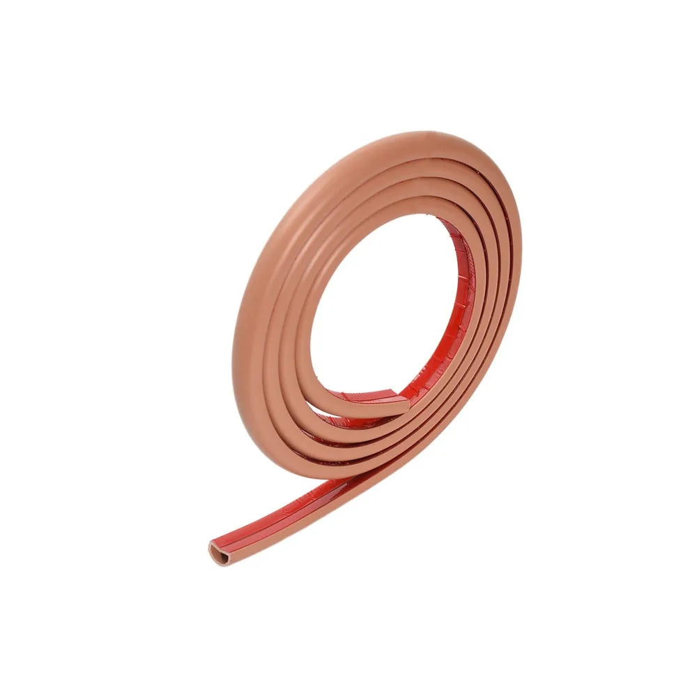Self-Adhesive Floor Cord Cover – PVC Cable Duct Protector 1M Floor Cord Cover Axl Brown