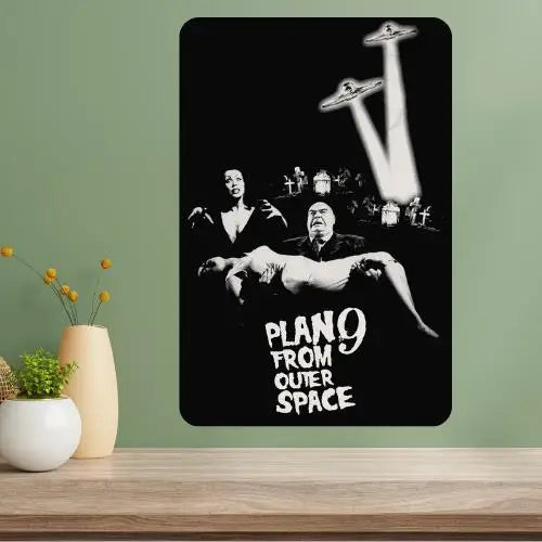 Plan 9 from Outer Space Classic Movie Metal Poster Sign Metal Wall Sign Axl aluminum sign aluminum 40x30cm