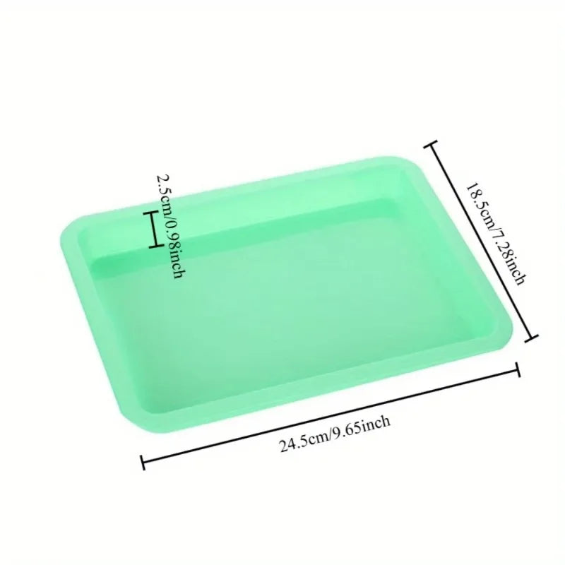 6-Pack Colorful Stackable Plastic Serving Trays | Home & Craft Plastic Serving Trays Axl