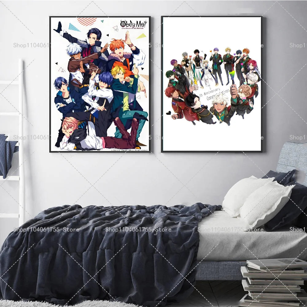Game Poster Self-Adhesive Waterproof Wall Art Sticker Wall Art Poster Axl