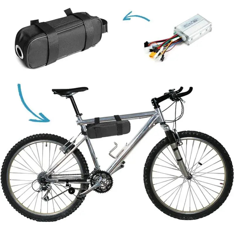 Electric Bike Controller Bag – Waterproof Oxford Cloth Storage Bike Controller Bag Axl