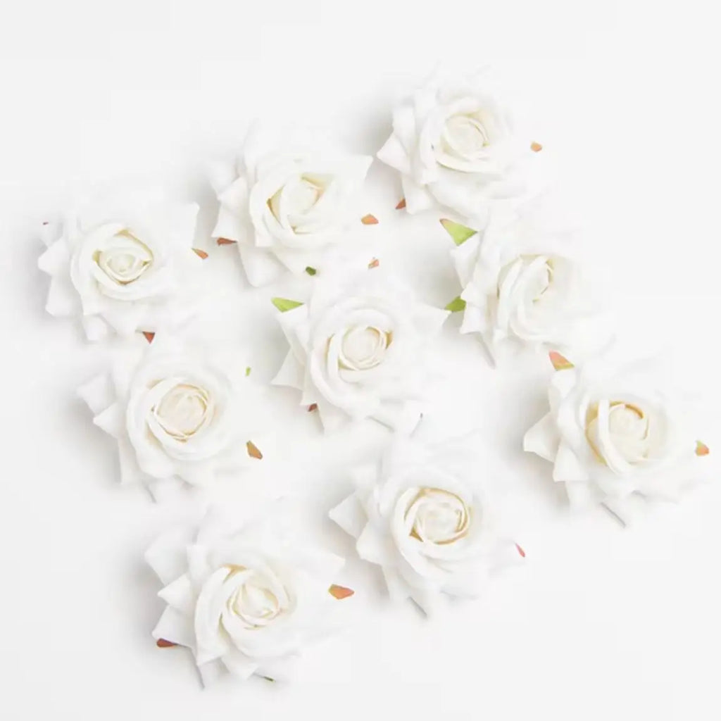 50/100 Pcs Silk Rose Artificial Flowers – Wedding & Home Decor Artificial Flowers Axl
