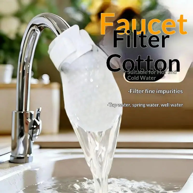 Faucet Filter Cotton Anti-Splash Tap Water Filter 20/50/100 PCS Faucet Filter Bag Axl