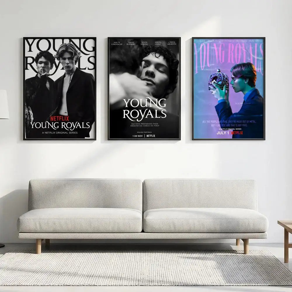 Young Royals TV Show Poster – HD Waterproof Wall Art Print Wall Art Poster Axl