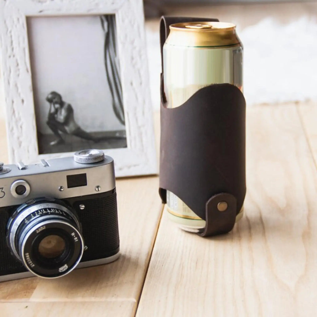 PU Leather Belt Bottle Holder – Waterproof Drink Carrier Belt Bottle Holder Axl