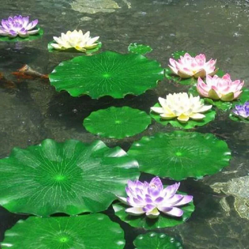 Artificial Floating Lotus Leaf – Aquarium & Pond Decoration Aquarium Decoration Axl