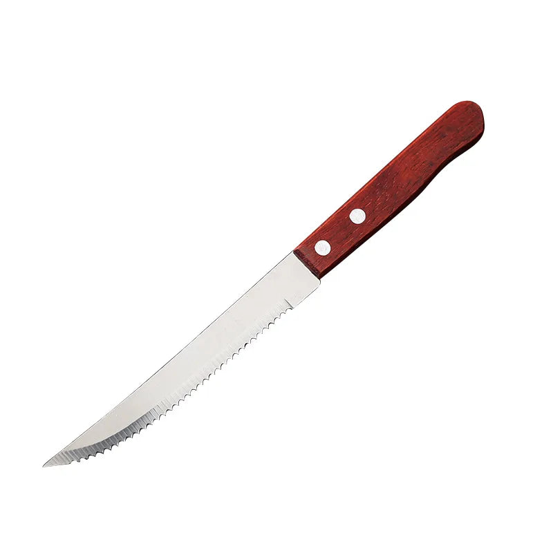 Stainless Steel Steak Knives Set – Wood Handle | 1–20 Pcs Steak Knife Set Axl 1 steak knives China Mainland