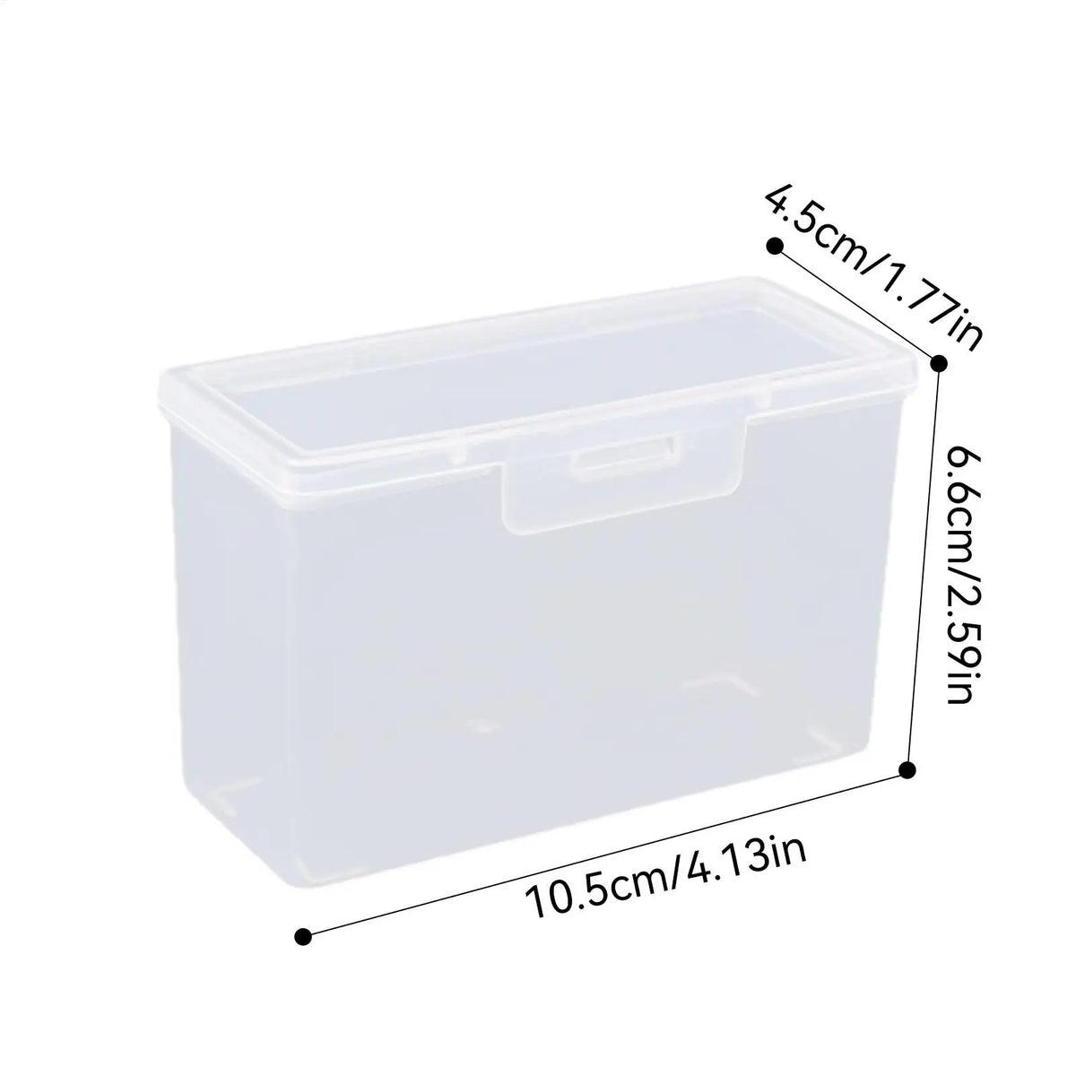 Transparent Playing Card & Business Card Storage Box with Lid Card Storage Box Axl