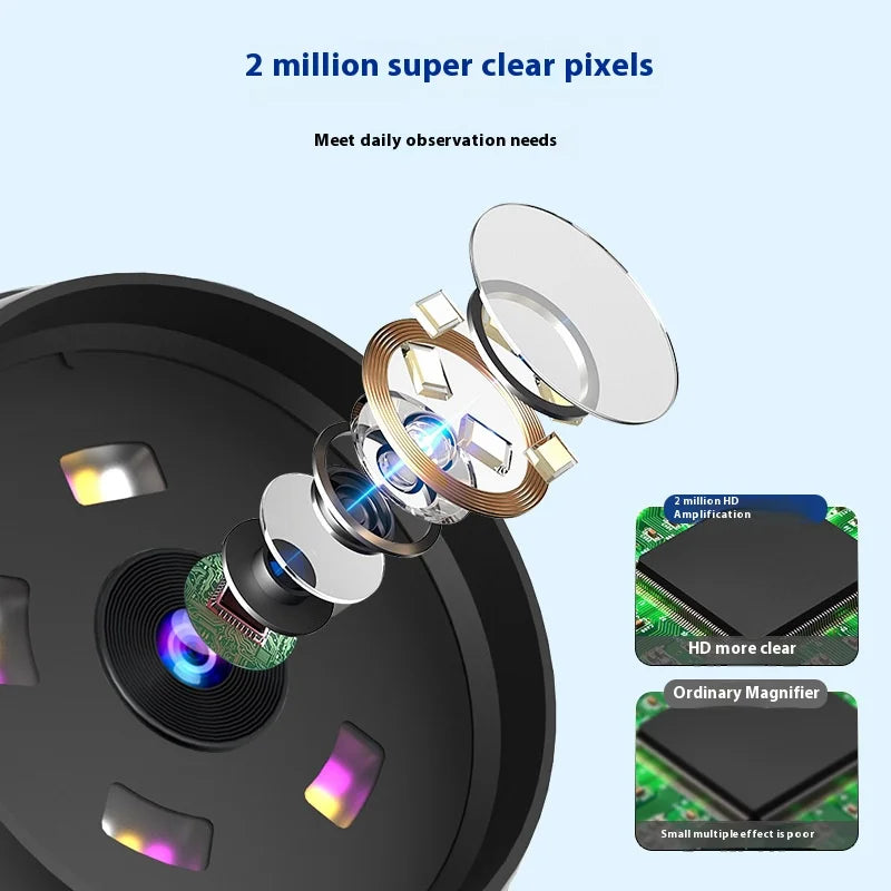 HD Digital Microscope 500x – Portable Magnifier for Kids & Lab Digital Microscope Axl