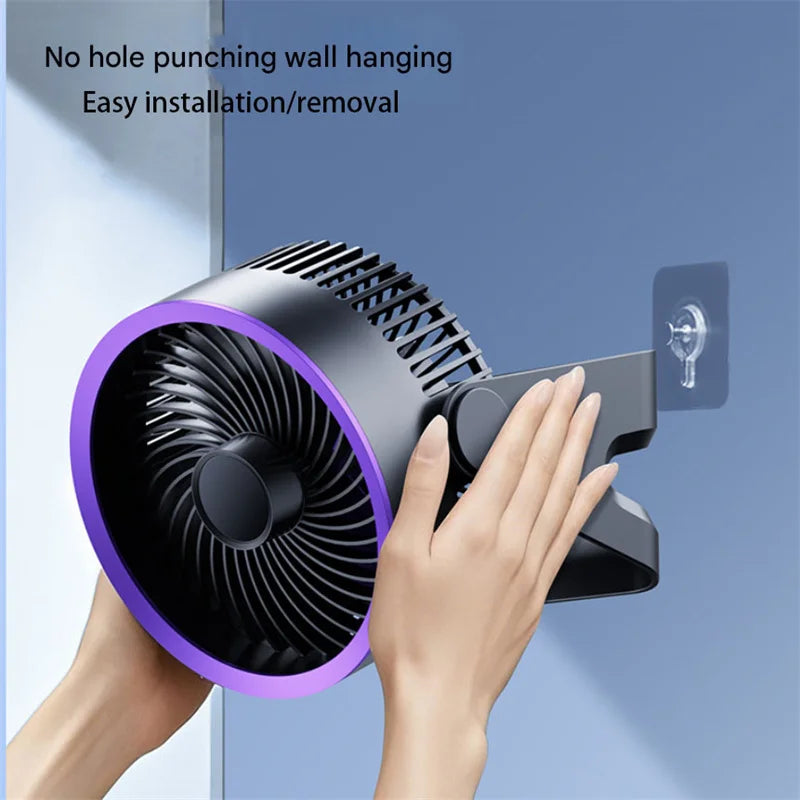 Wireless Portable Electric Fan – Desktop, Wall & Ceiling Use Portable Electric Fan Axl