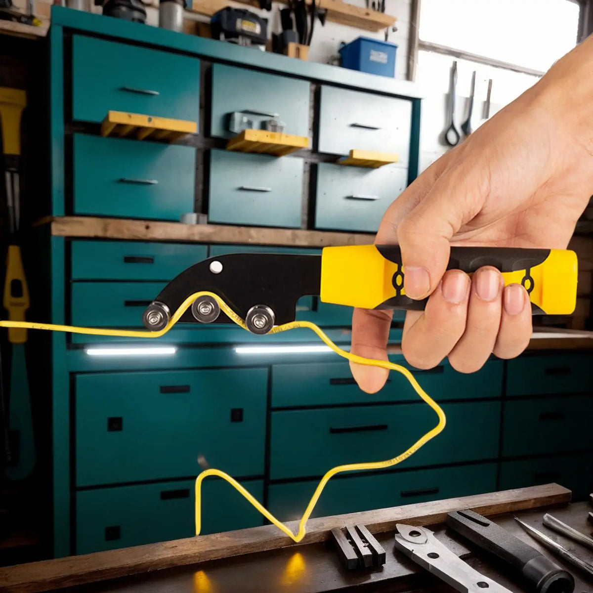 Manual Wire Looper & Straightener Tool – Jewelry & DIY Wire Looper Tool Axl
