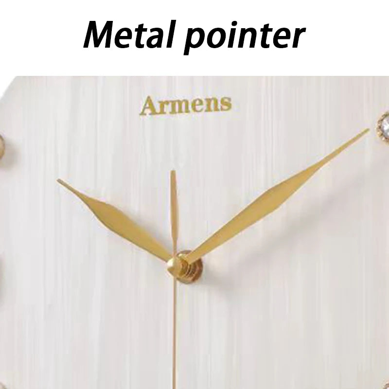 Nordic Minimalist Wall Clock | Silent Quartz Metal Design Wall Clock Axl