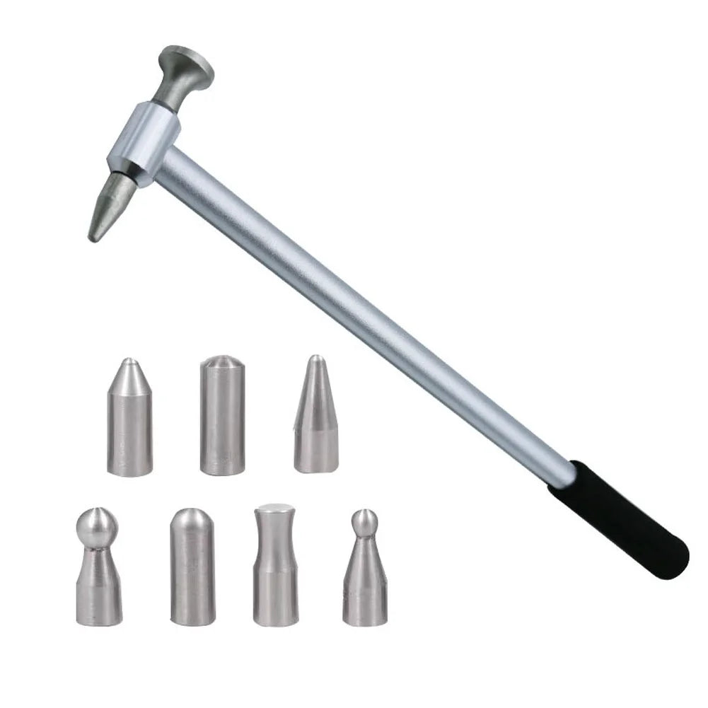 Sheet Metal Hammer Set – 7 Replacement Heads | Auto Body Tool Sheet Metal Hammer Set Axl