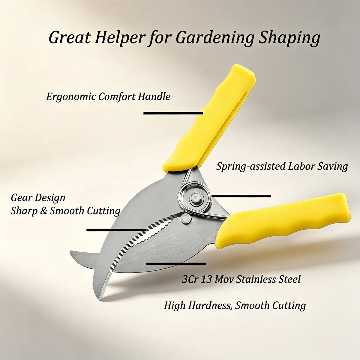 Ratchet Garden Pruning Shears – Sharp Stainless Secateurs Pruning Shears Axl