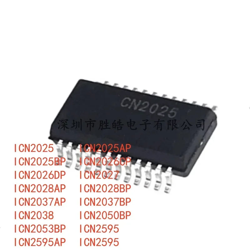 10PCS ICN2025 SSOP-24 Voltage Regulator ICs – NioCen Voltage Regulator IC Axl ICN2025