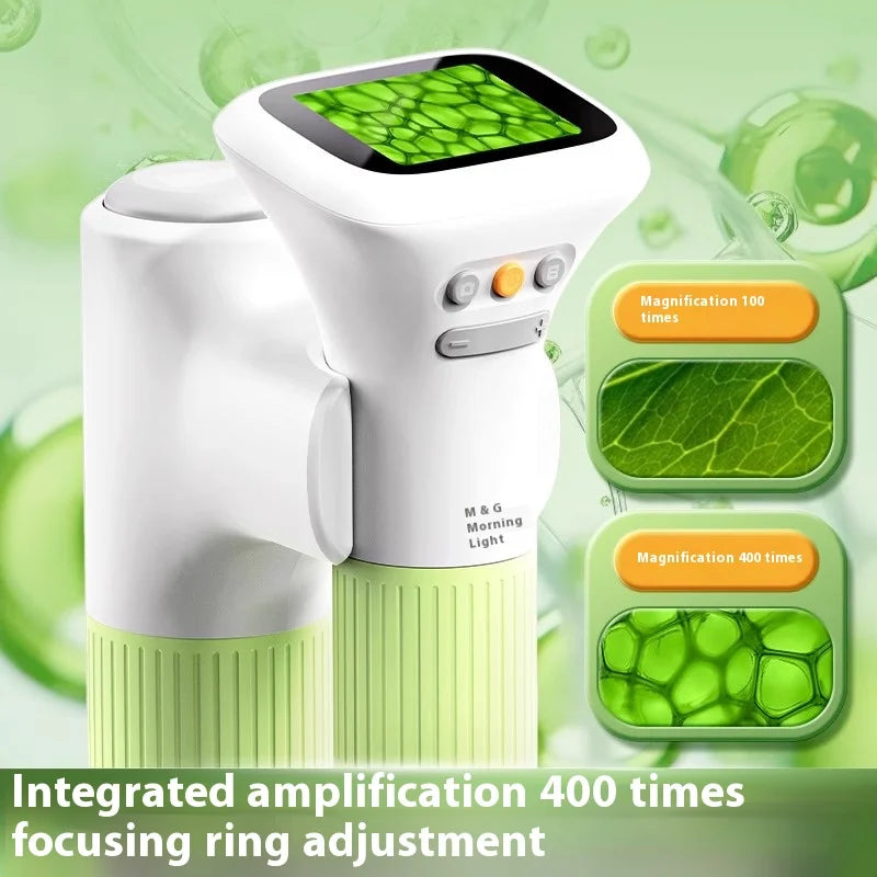 Kids' Portable Handheld Optical Microscope – Up to 500X Magnification Kids Optical Microscope Axl