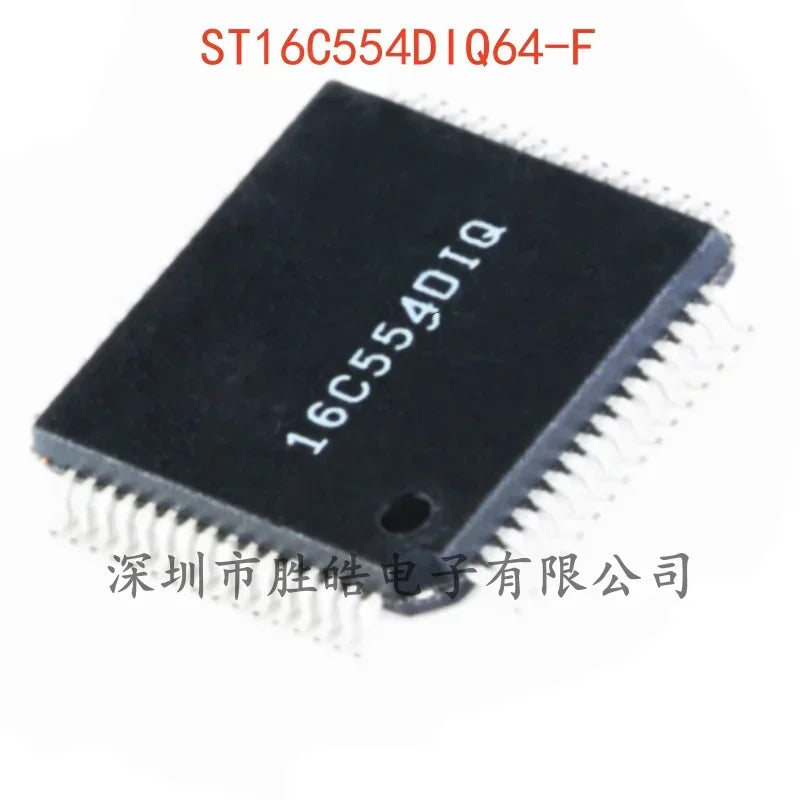 ST16C554DIQ64-F Quad UART IC TQFP-64 – 2PCS | New UART Interface IC Axl Default Title