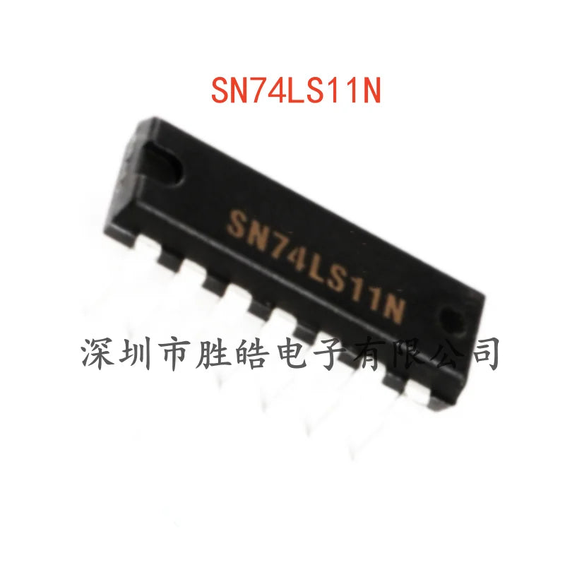 SN74LS11N Triple 3-Input AND Gate Logic IC DIP-14 – 10 Pack Logic Integrated Circuit Axl Default Title