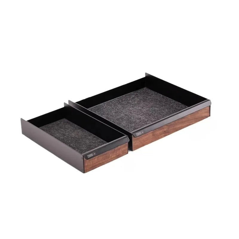 Wooden Desktop Storage Box – Modern Office Organizer Tray Desktop Storage Organizer Axl