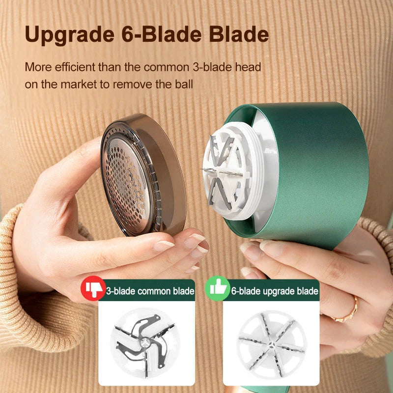 BALASHOV USB Lint Remover – Rechargeable Fabric Shaver & Defuzzer Fabric Lint Remover Axl