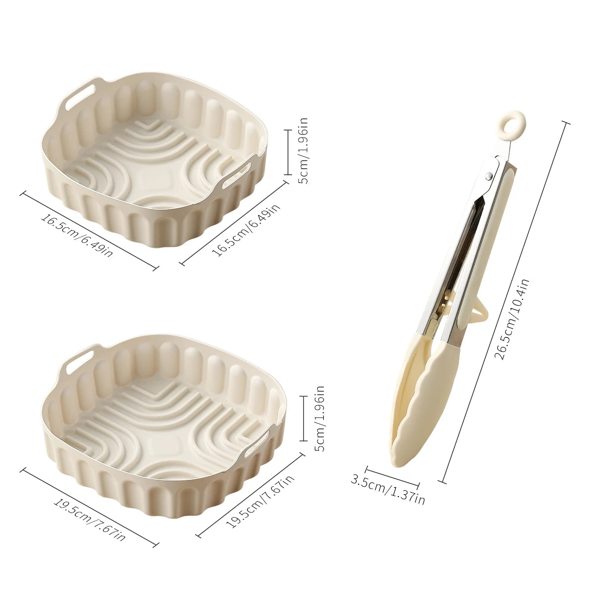 Air Fryer Silicone Tray – Oven Baking Liner & Basket Pad Silicone Baking Liner Axl