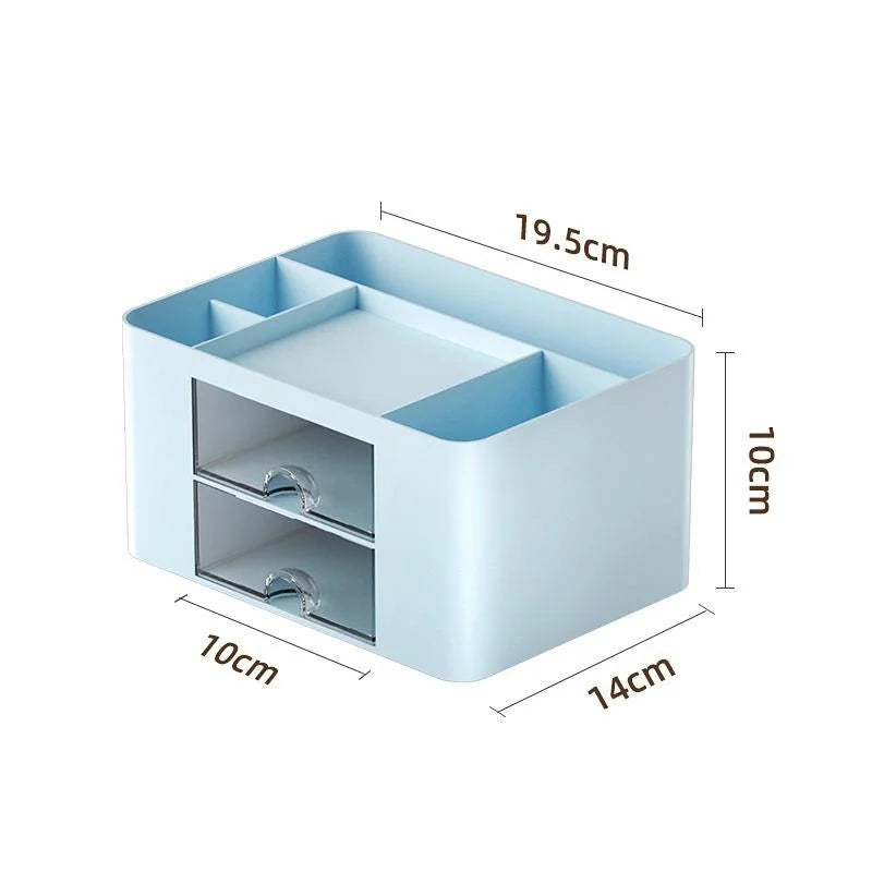 Transparent Drawer Storage Box – Desk Organizer & Pen Holder Desktop Storage Organizer Axl