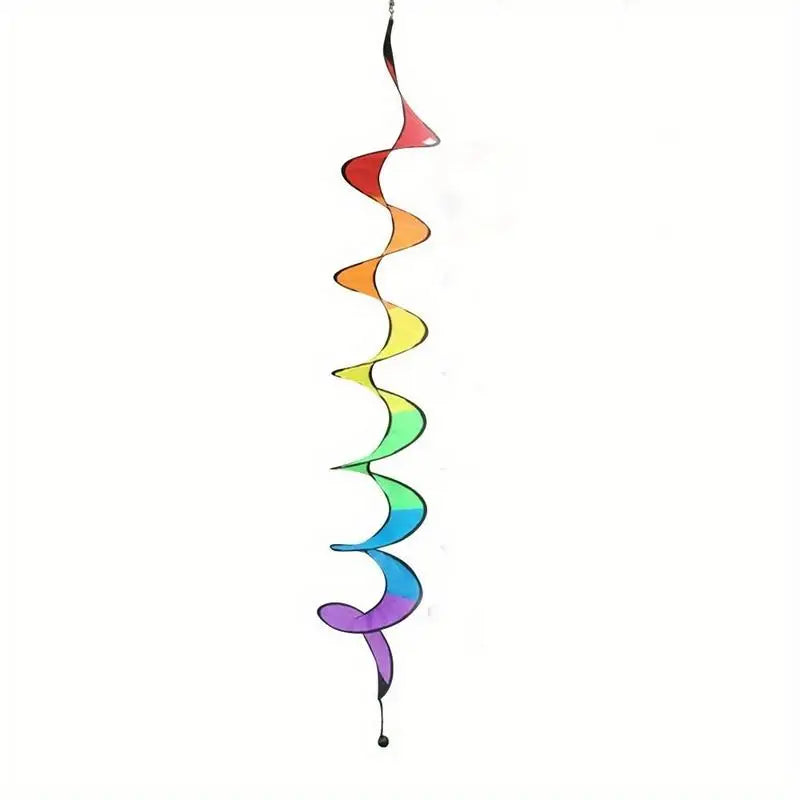 Rainbow Spiral Windmill Wind Spinner – Garden & Camping Decor Wind Spinner Axl