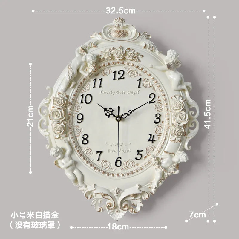 Nordic 3D Large Silent Wall Clock – Modern Home Decor Wall Clock Axl Style B Small
