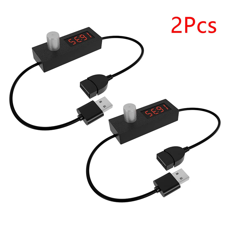 24H USB Countdown Timer Switch – Auto Shutdown for Home USB Timer Switch Axl 2Pcs
