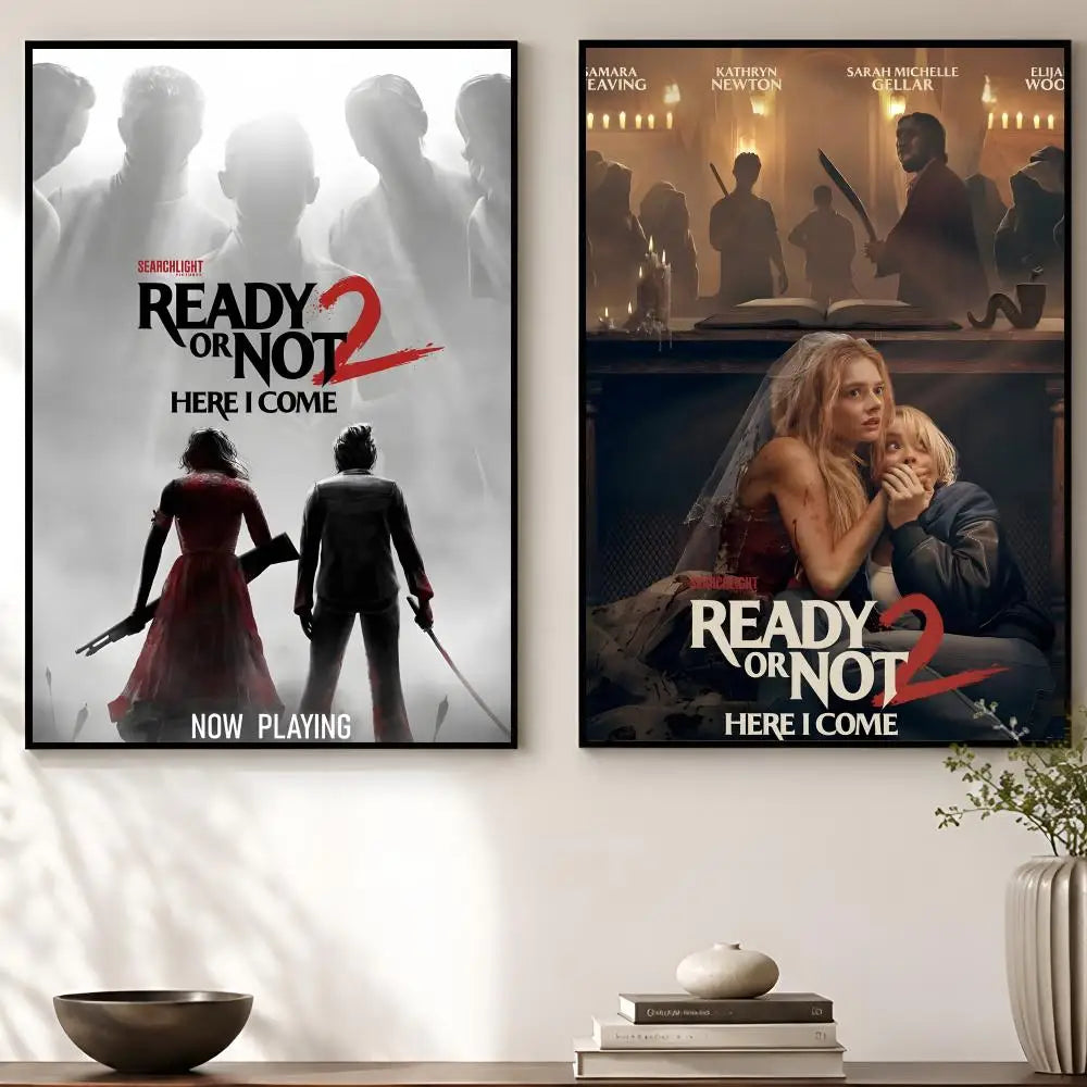 Ready or Not Game Poster – Self-Adhesive HD Wall Art Decor Gaming Wall Poster Axl