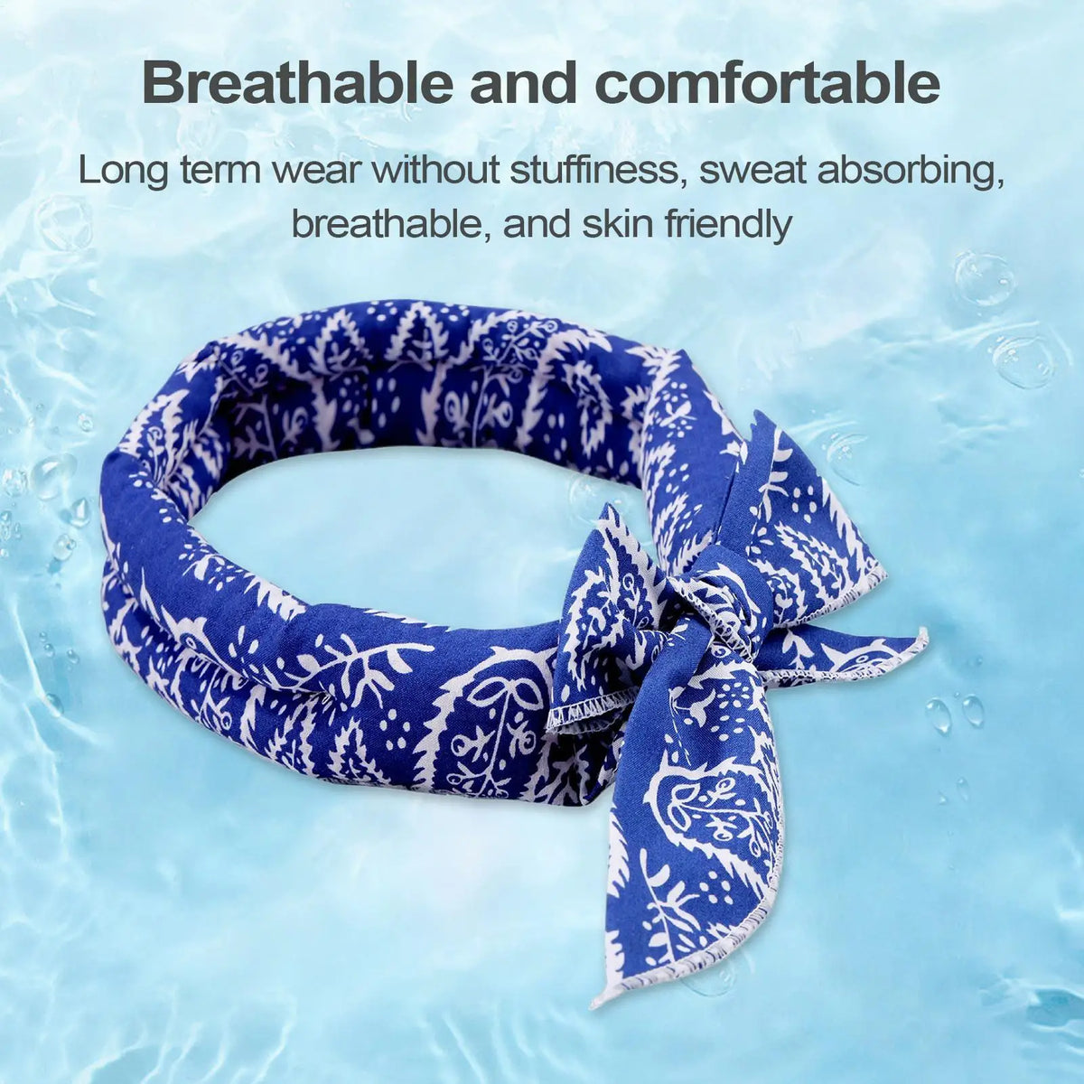 Pet Cooling Bandana Scarf – Ice Collar for Dogs & Cats Pet Cooling Bandana Axl